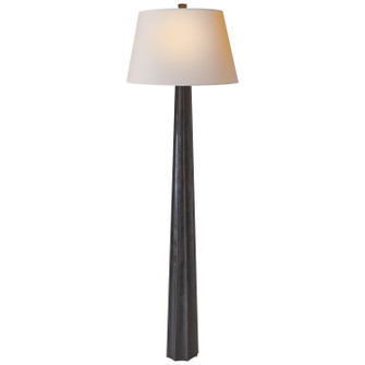 Fluted Spire One Light Floor Lamp in Aged Iron (268|CHA 9461AI-NP)