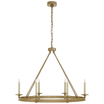 Launceton Six Light Chandelier in Antique-Burnished Brass (268|CHC 1603AB)