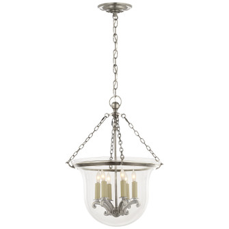Country Bell Jar Six Light Lantern in Antique Nickel (268|CHC 2117AN)