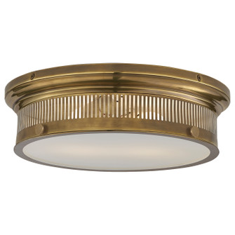 Alderly Two Light Flush Mount in Antique-Burnished Brass (268|CHC 4392AB-WG)