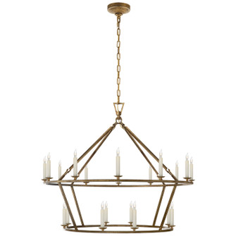Darlana Ring 20 Light Chandelier in Gilded Iron (268|CHC 5179GI)