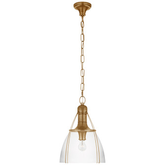 Prestwick One Light Pendant in Antique-Burnished Brass (268|CHC 5475AB-CG)