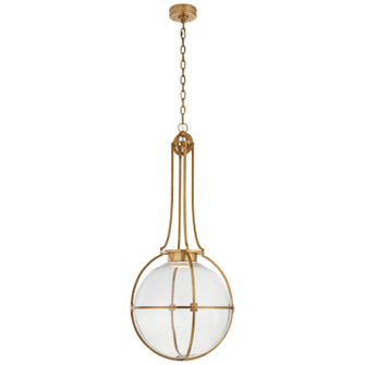 Gracie LED Pendant in Antique-Burnished Brass (268|CHC 5479AB-CG)