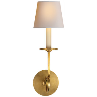 Symmetric Twist One Light Wall Sconce in Antique-Burnished Brass (268|CHD 1610AB-NP)
