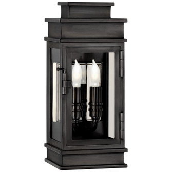 Linear Lantern Two Light Wall Lantern in Bronze (268|CHD 2907BZ-CG)