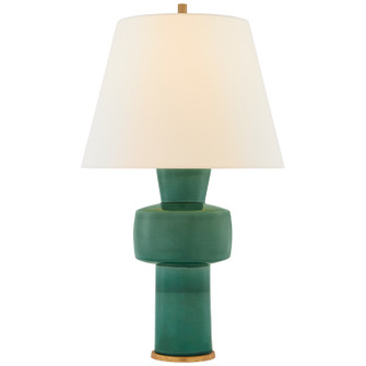 Eerdmans One Light Table Lamp in Celtic Green Crackle (268|CS 3656CGC-L)
