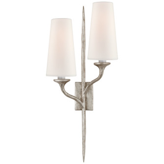 Iberia Two Light Wall Sconce in Burnished Silver Leaf (268|JN 2077BSL-L) Iberia Two Light Wall Sconce in Burnished Silver Leaf (268|JN 2077BSL-L)