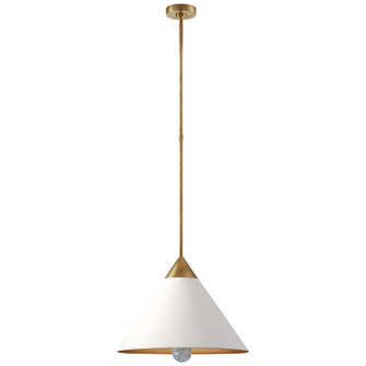 Cleo LED Pendant in Antique-Burnished Brass (268|KW 5509AB/AW-FA)