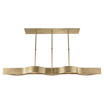 Avant Five Light Pendant in Antique-Burnished Brass (268|KW 5523AB-FG) Avant Five Light Pendant in Antique-Burnished Brass (268|KW 5523AB-FG)