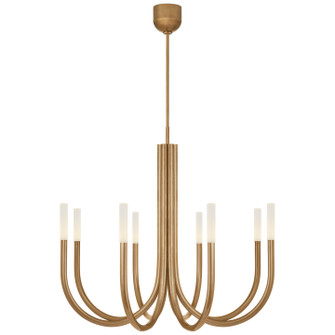 Rousseau LED Chandelier in Antique-Burnished Brass (268|KW 5581AB-EC)