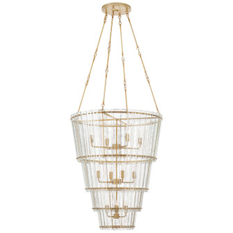 Cadence 12 Light Chandelier in Hand-Rubbed Antique Brass (268|S 5657HAB-AM)