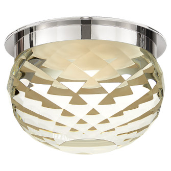 Hillam LED Flush Mount in Polished Nickel (268|S 7000PN-CG)