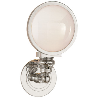 Boston One Light Wall Sconce in Polished Nickel (268|SL 2935PN-WG)