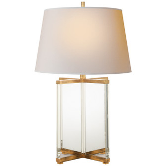 Cameron One Light Table Lamp in Crystal With Gild (268|SP 3005CG/GI-NP)