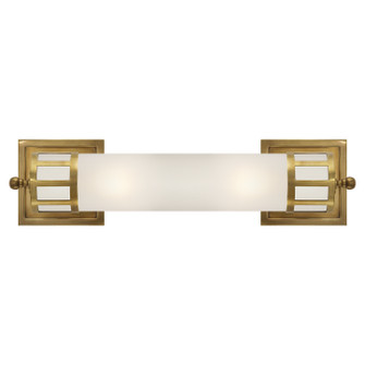 Openwork Two Light Wall Sconce in Hand-Rubbed Antique Brass (268|SS 2013HAB-FG)