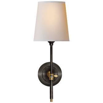 Bryant One Light Wall Sconce in Bronze And Hand-Rubbed Antique Brass (268|TOB 2002BZ/HAB-NP)