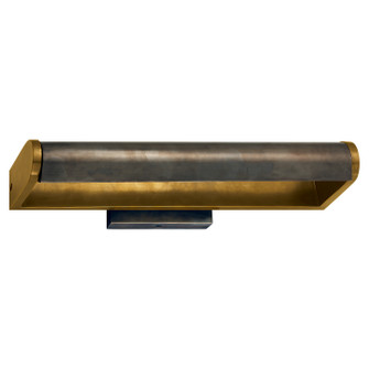 David Art Two Light Wall Sconce in Hand-Rubbed Antique Brass and Bronze (268|TOB 2019HAB/BZ)