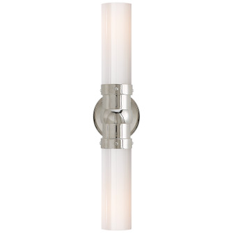 Graydon Bath Light Two Light Bath Sconce in Polished Nickel (268|TOB 2186PN-WG)