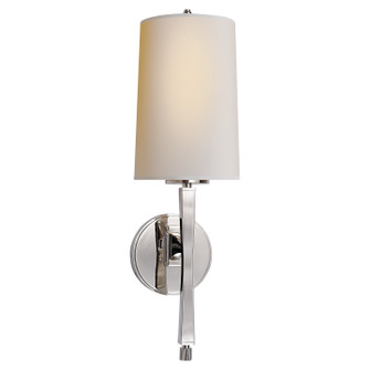 Edie One Light Wall Sconce in Polished Nickel (268|TOB 2740PN-NP)