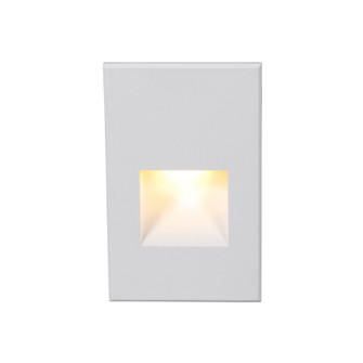 4021 LED Step and Wall Light in White On Aluminum (34|4021-AMWT)