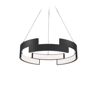 Trap LED Pendant in Black (34|PD-95827-BK)