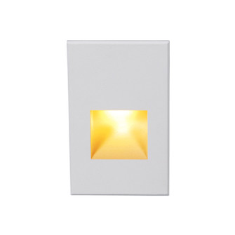 Led200 LED Step and Wall Light in White on Aluminum (34|WL-LED200F-AM-WT)