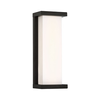 Case LED Wall Light in Black (34|WS-W47814-BK)