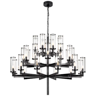 Liaison 32 Light Chandelier in Bronze (268|KW 5202BZ-CG)