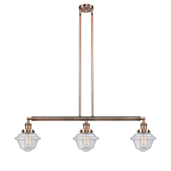 Franklin Restoration LED Island Pendant in Antique Copper (405|213-AC-G534-LED)