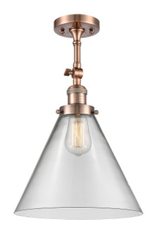 Franklin Restoration LED Semi-Flush Mount in Antique Copper (405|201F-AC-G42-L)