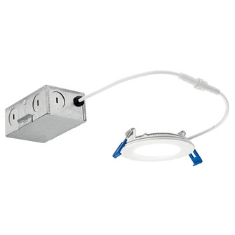 Direct To Ceiling Slim LED Downlight in Textured White (12|DLSL03R3090WHT)