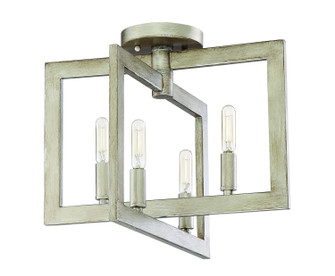 Portrait Four Light Semi Flush Mount in Gold Twilight (46|44954-GT)