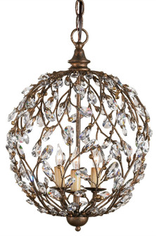 Crystal Three Light Chandelier in Cupertino (142|9652)