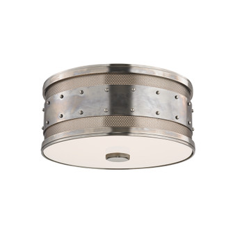 Gaines Two Light Flush Mount in Historic Nickel (70|2202-HN)