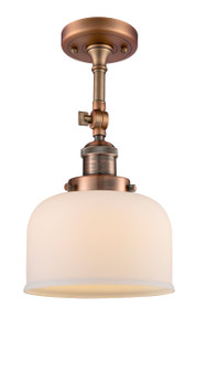 Franklin Restoration One Light Semi-Flush Mount in Antique Copper (405|201F-AC-G71)