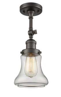 Franklin Restoration One Light Semi-Flush Mount in Oil Rubbed Bronze (405|201F-OB-G192)