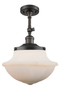 Franklin Restoration One Light Semi-Flush Mount in Oil Rubbed Bronze (405|201F-OB-G541)