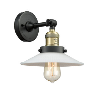 Franklin Restoration One Light Wall Sconce in Black Antique Brass (405|203-BAB-G1)