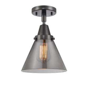 Caden One Light Semi-Flush Mount in Matte Black (405|447-1C-BK-G43)