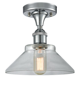 Ballston One Light Semi-Flush Mount in Polished Chrome (405|516-1C-PC-G132)