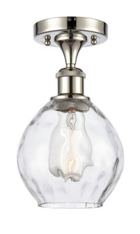 Ballston One Light Semi-Flush Mount in Polished Nickel (405|516-1C-PN-G362)