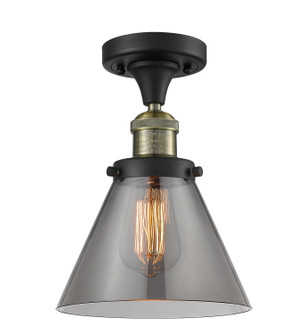 Franklin Restoration LED Semi-Flush Mount in Black Antique Brass (405|517-1CH-BAB-G43-LED)