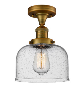 Franklin Restoration One Light Semi-Flush Mount in Brushed Brass (405|517-1CH-BB-G74)