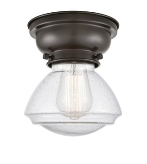 Franklin Restoration One Light Flush Mount in Oil Rubbed Bronze (405|623-1F-OB-G324)