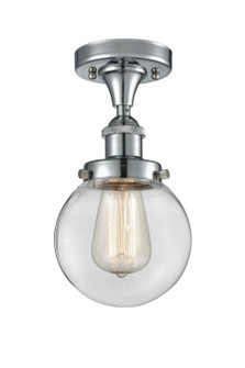 Ballston Urban One Light Semi-Flush Mount in Polished Chrome (405|916-1C-PC-G202-6)