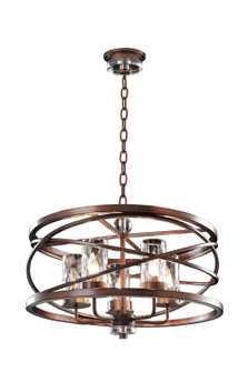 Eternity Five Light Pendant in Etruscan Bronze (33|6609EZ)