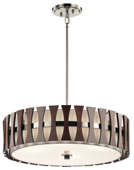 Cirus Four Light Pendant/Semi Flush in Auburn Stained (12|43753AUB)