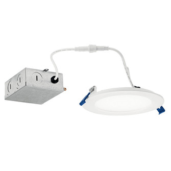 Direct To Ceiling Slim LED Downlight in Textured White (12|DLSL05R2790WHT)