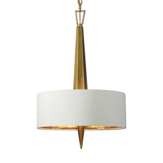 Obeliska Three Light Chandelier in Warm Gold (52|21264)