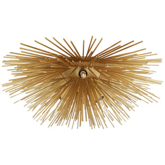 Strada Six Light Flush Mount in Gild (268|KW 4065G)